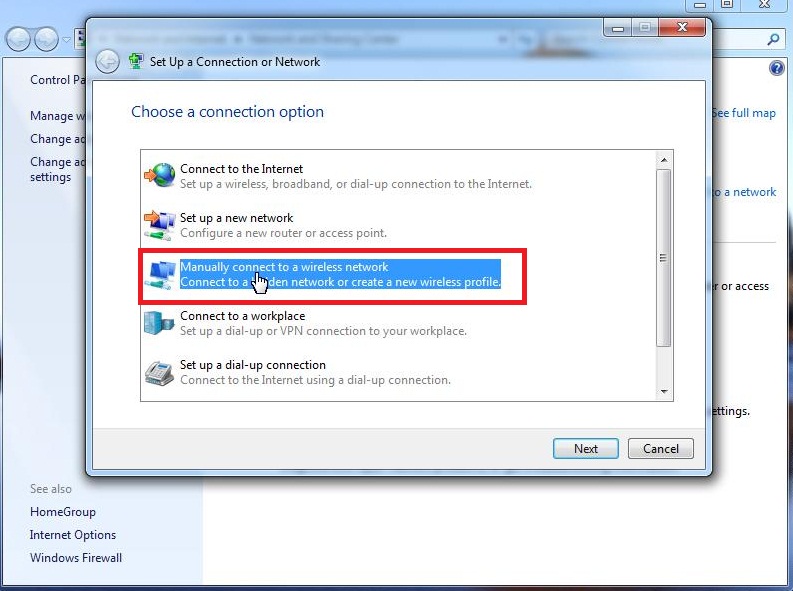 how to activate wireless network connection in windows 7