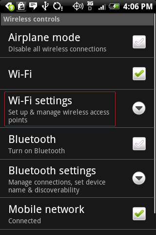 Configure Wifi Connection