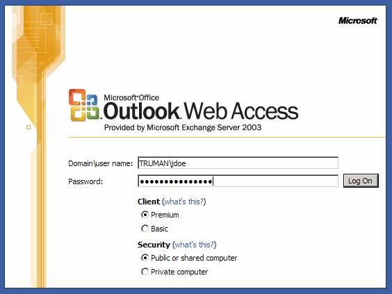 Outlook web app настройка outlook