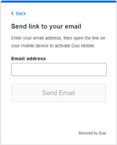 send link to your email screenshot